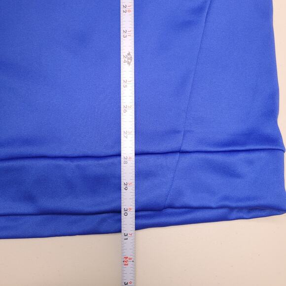 Nike Sweatshirt Pullover Thick 2XL Blue Long Therma Training Crew Logo Dri Fit - Picture 12 of 12